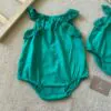 رامپر بادی anko سبز چین دار