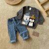 سِت H&M پنگوئن و خرس قطبی & جین آبی روشن