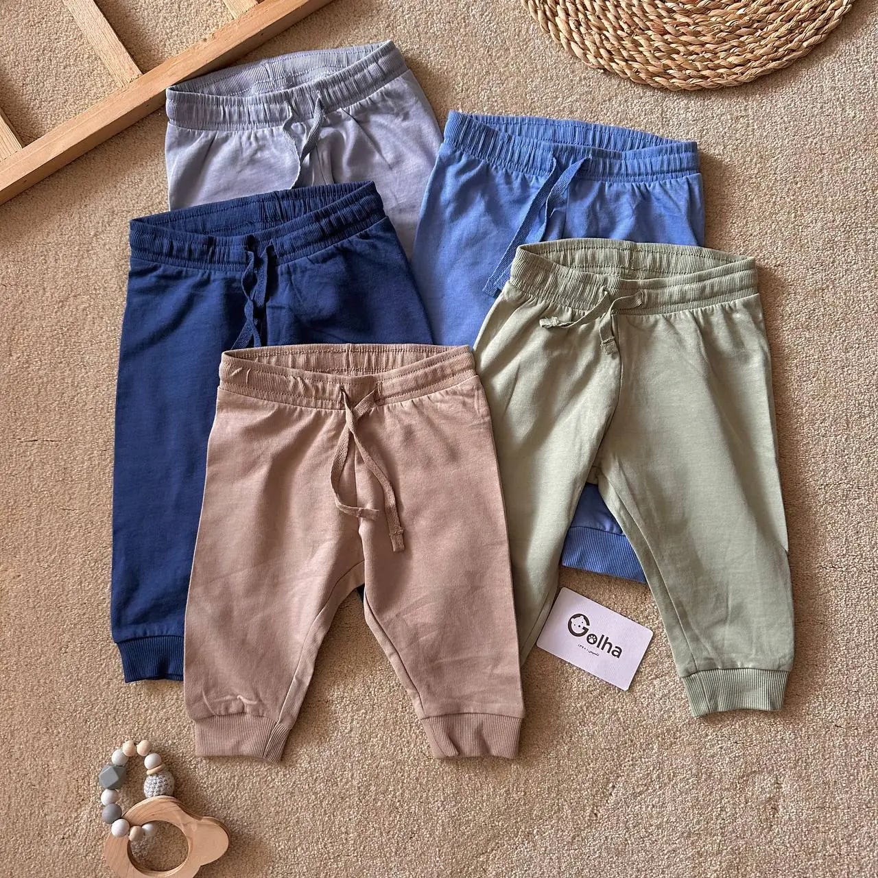 شلوار اسلش H&M  آبی نفتی