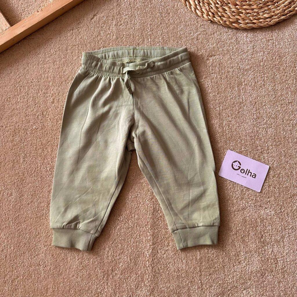 شلوار اسلش H&M  سبز ‌پسته ای