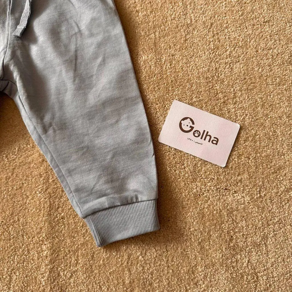 شلوار اسلش H&M  آبی طوسی فیلی