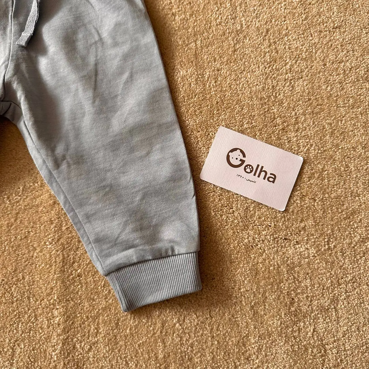 شلوار اسلش H&M  آبی طوسی فیلی