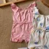 رامپر دخترونه Primark رنگین کمان صورتی