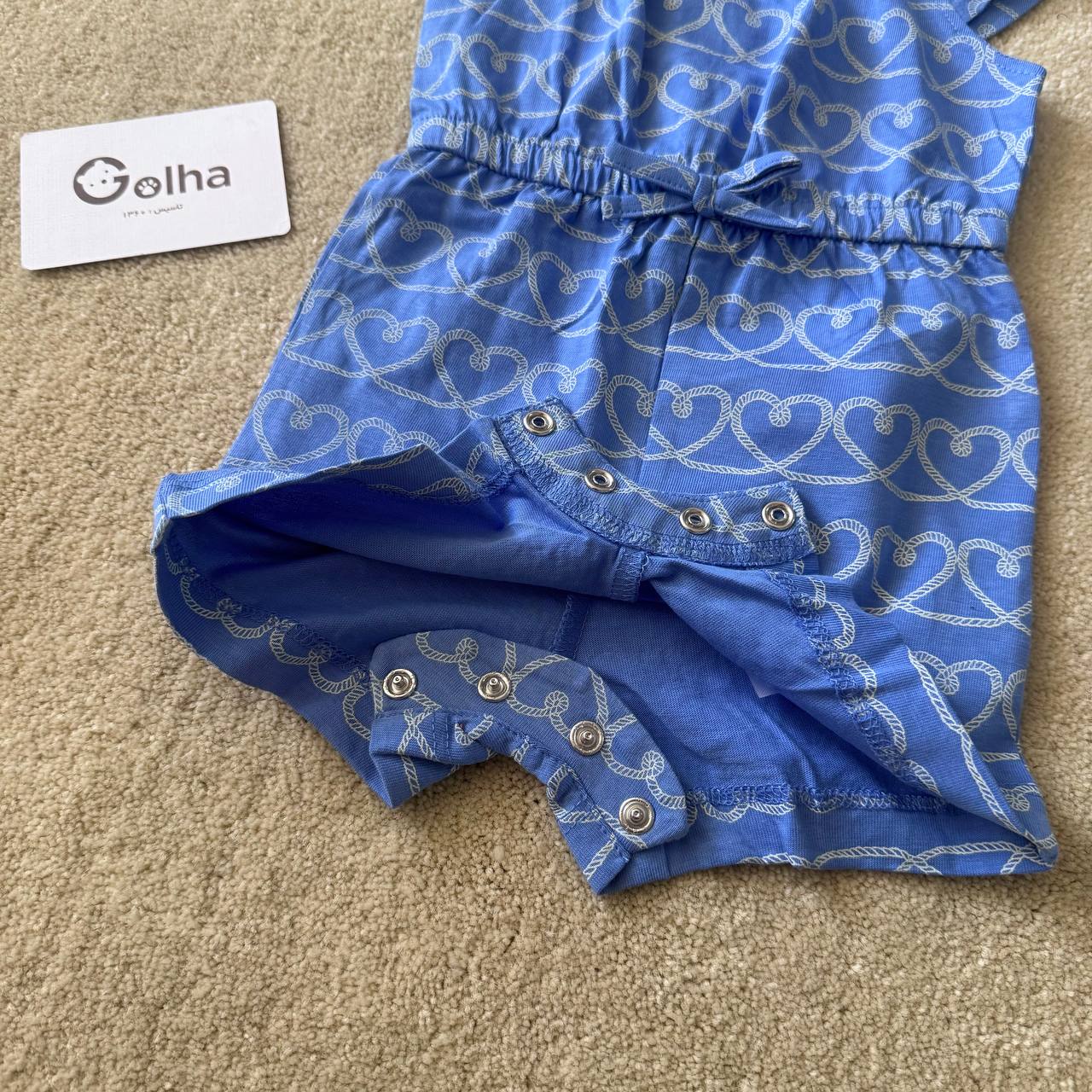 رامپر دخترونه Primark قلب آبی