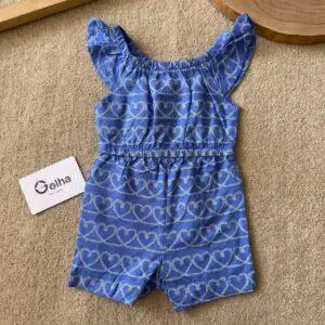 رامپر دخترونه Primark قلب آبی