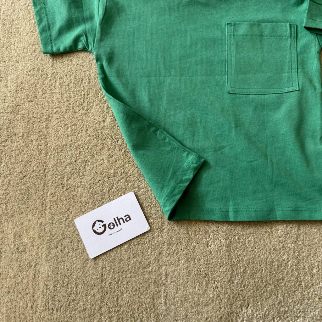 تیشرت سبز zara