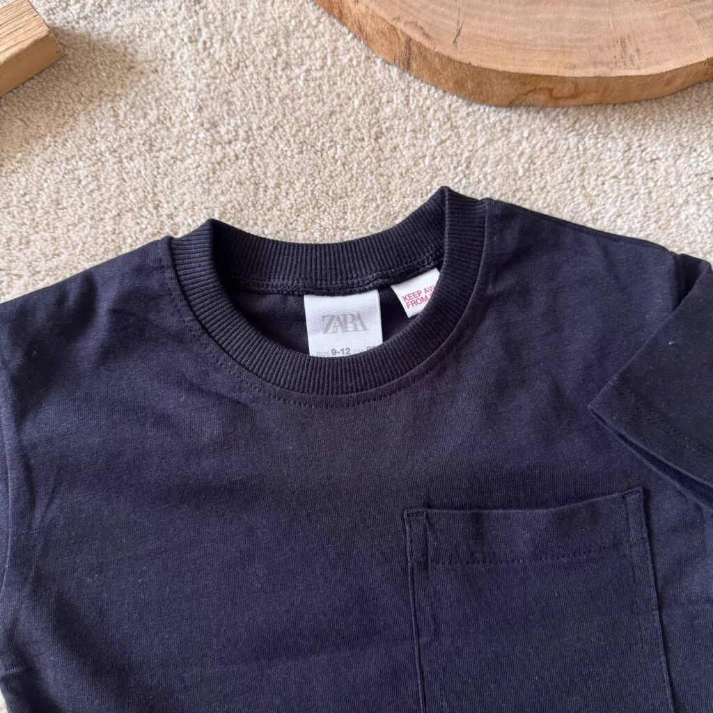 تیشرت مشکی zara