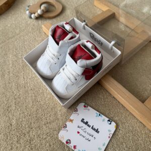 پاپوش نایکی ساقدار سفید قرمز