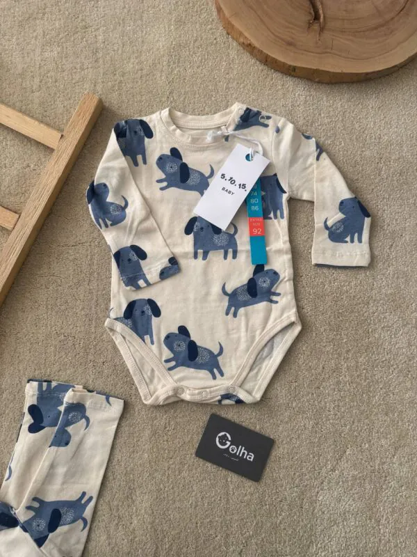 بادی آستین بلند هاپو baby